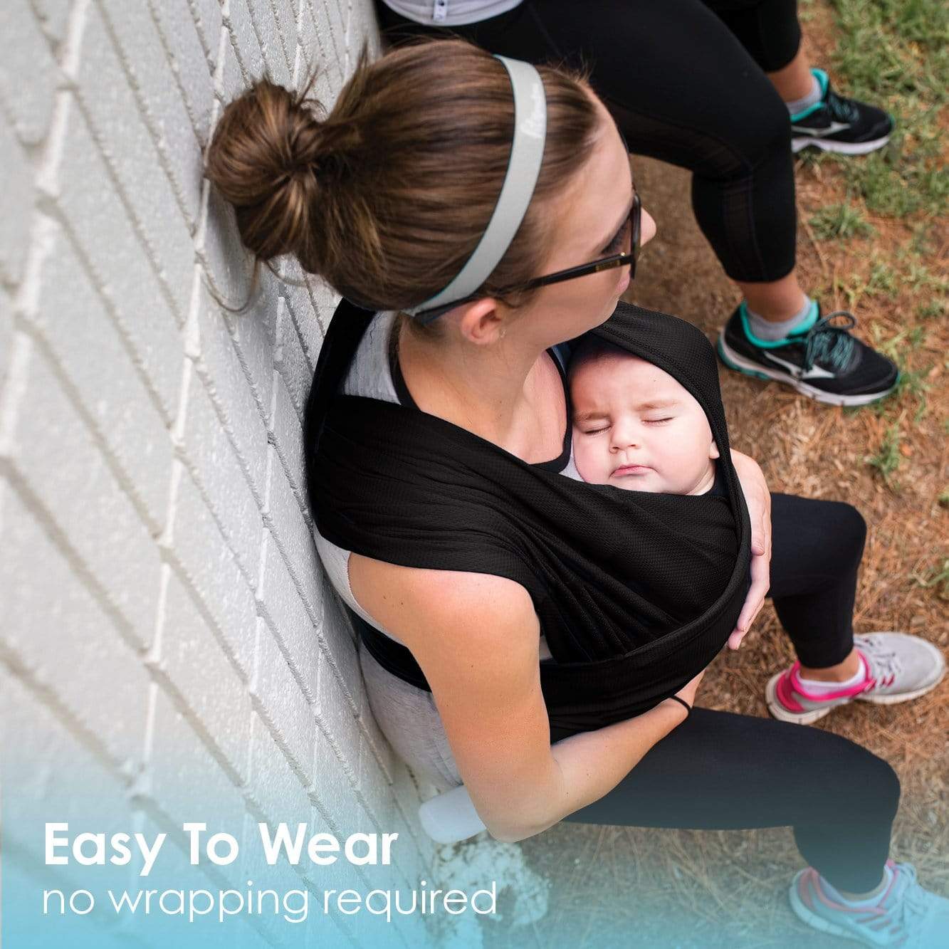 Baby K'tan Breeze Baby Carrier | Black | Milk & Baby