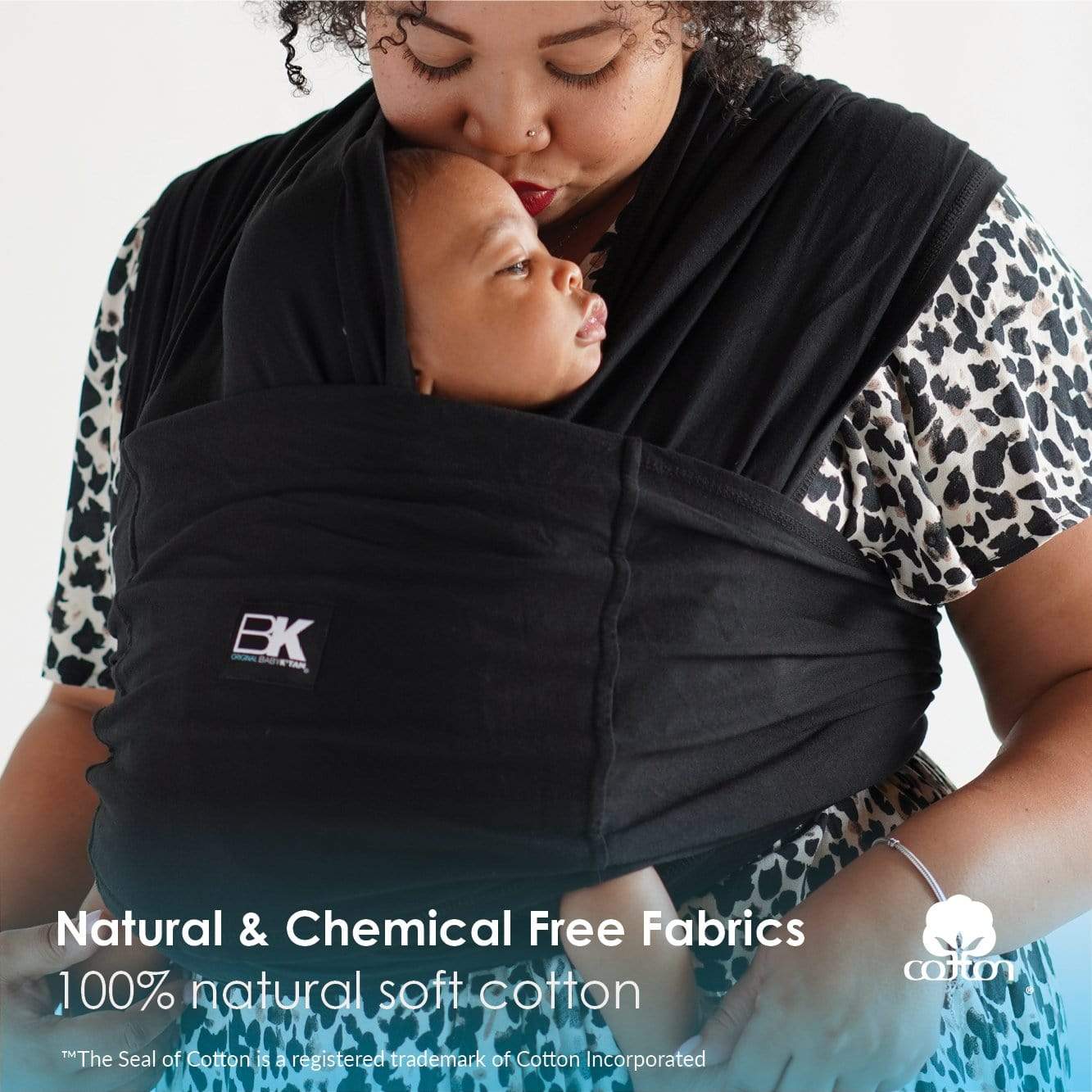 Baby K'tan Original Baby Carrier | Black | Milk & Baby