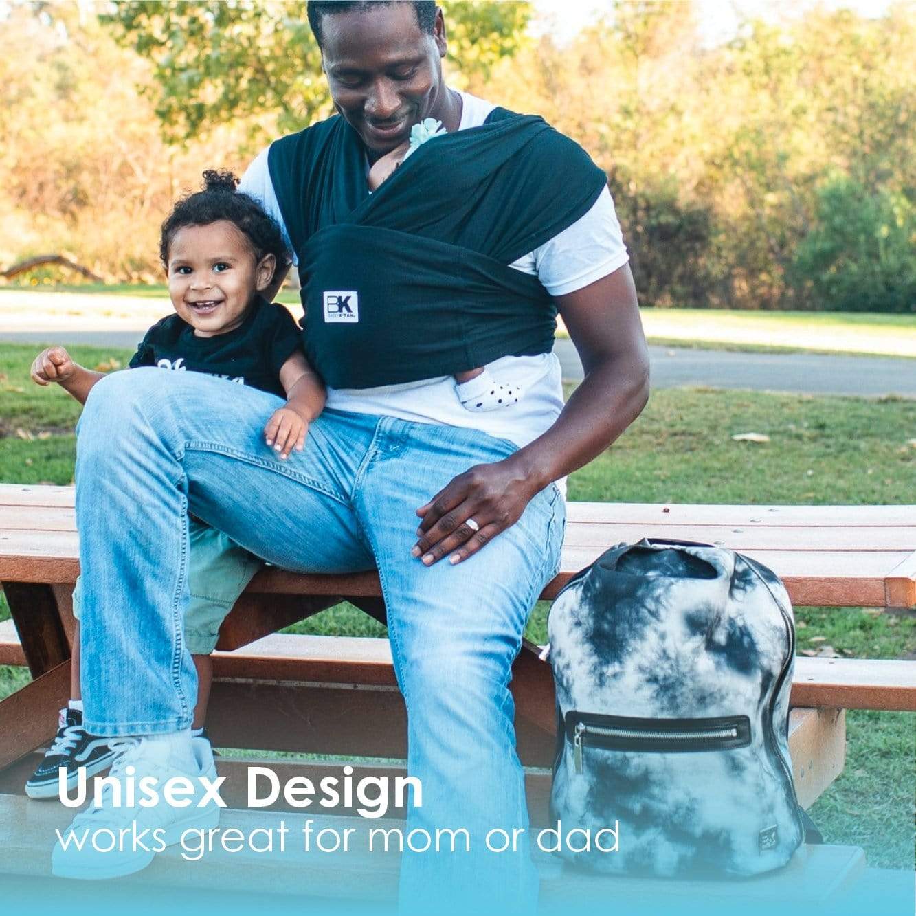 Baby K'tan Original Baby Carrier | Black | Milk & Baby