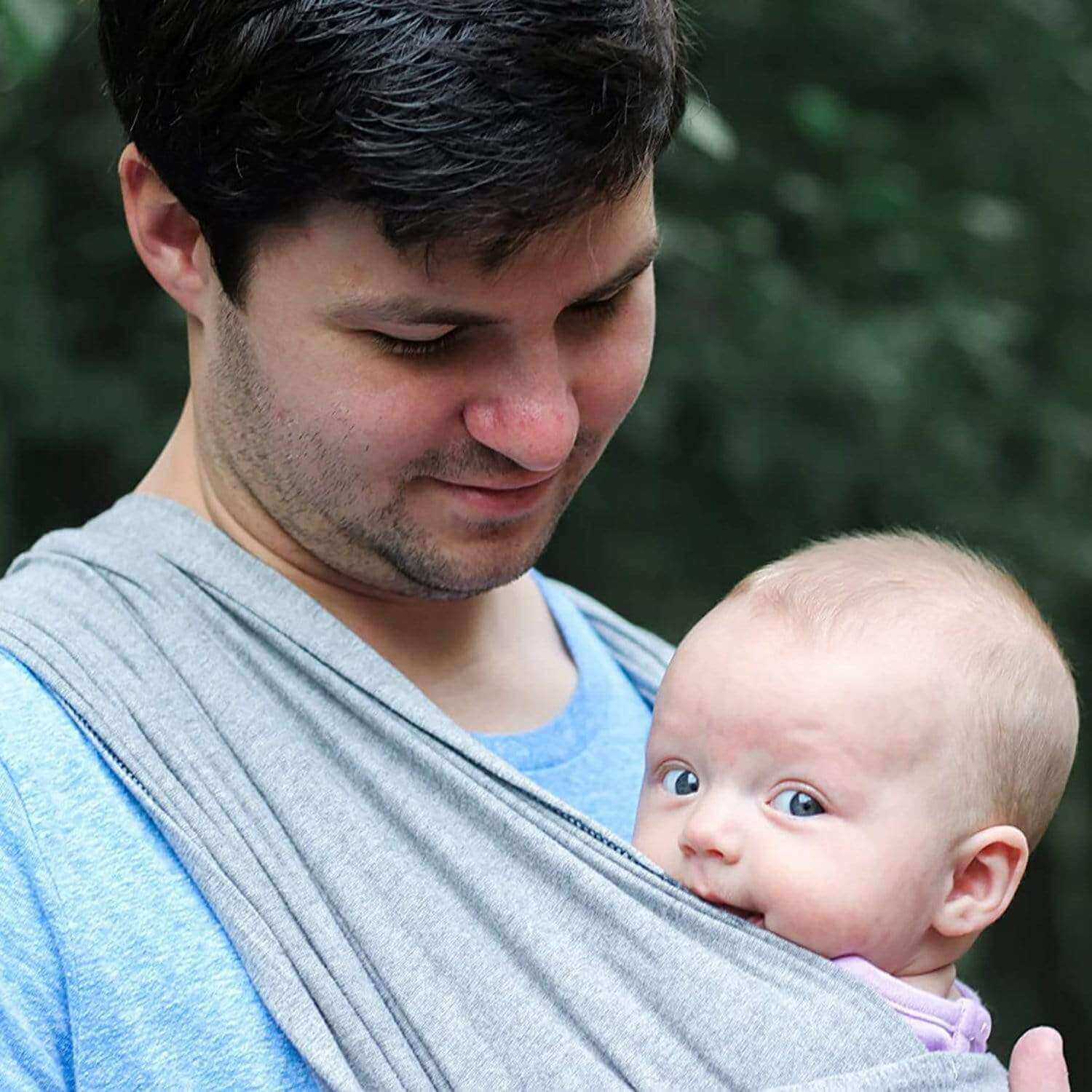 Baby K'tan Original Baby Carrier | Heather Grey | Milk & Baby
