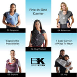 Baby K'tan Original Baby Carrier | Heather Grey | Milk & Baby