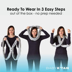 Baby K'tan Original Baby Carrier | Heather Grey | Milk & Baby