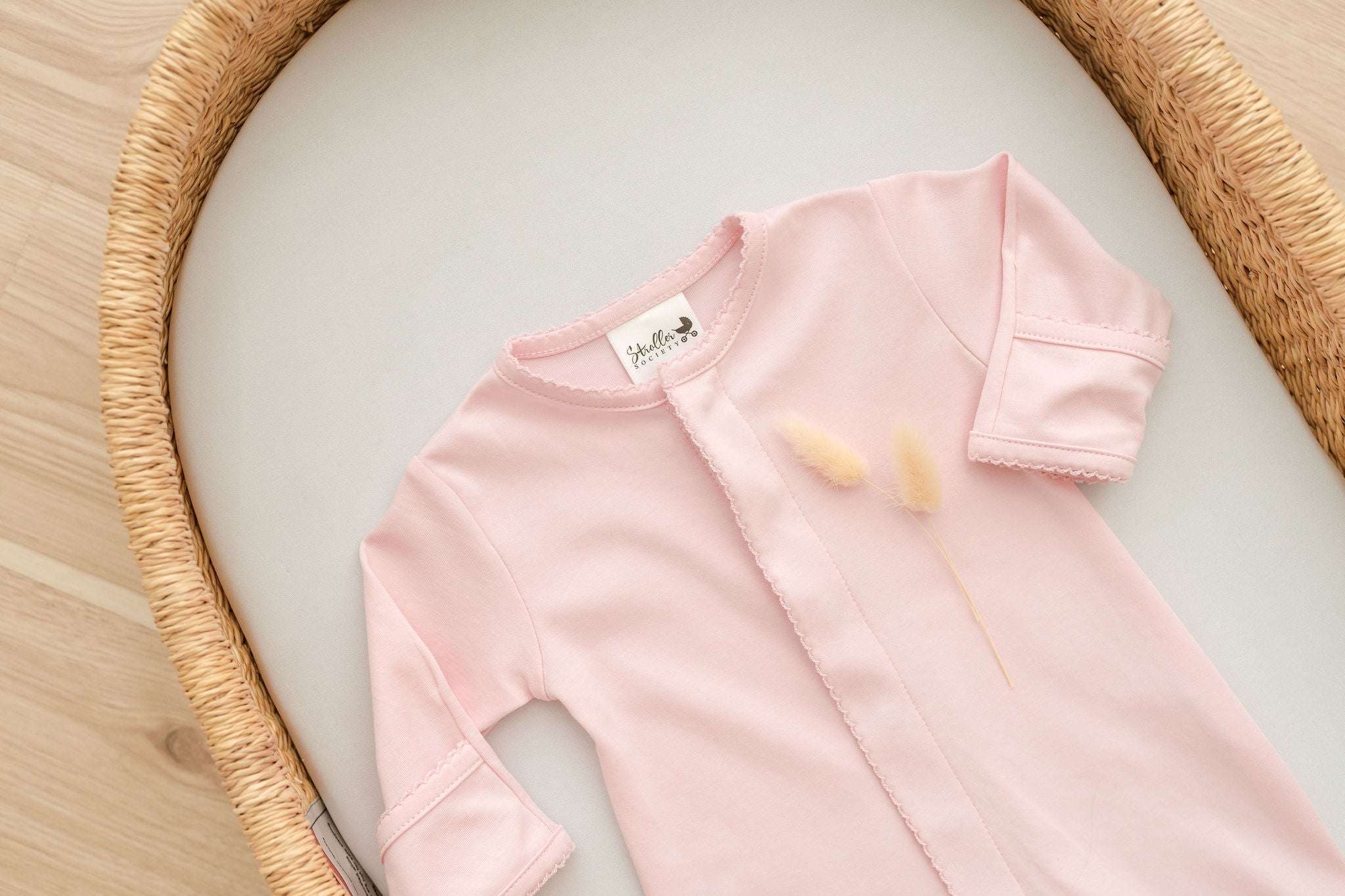 Stroller Society Premium Pima Cotton Footie | Milk & Baby