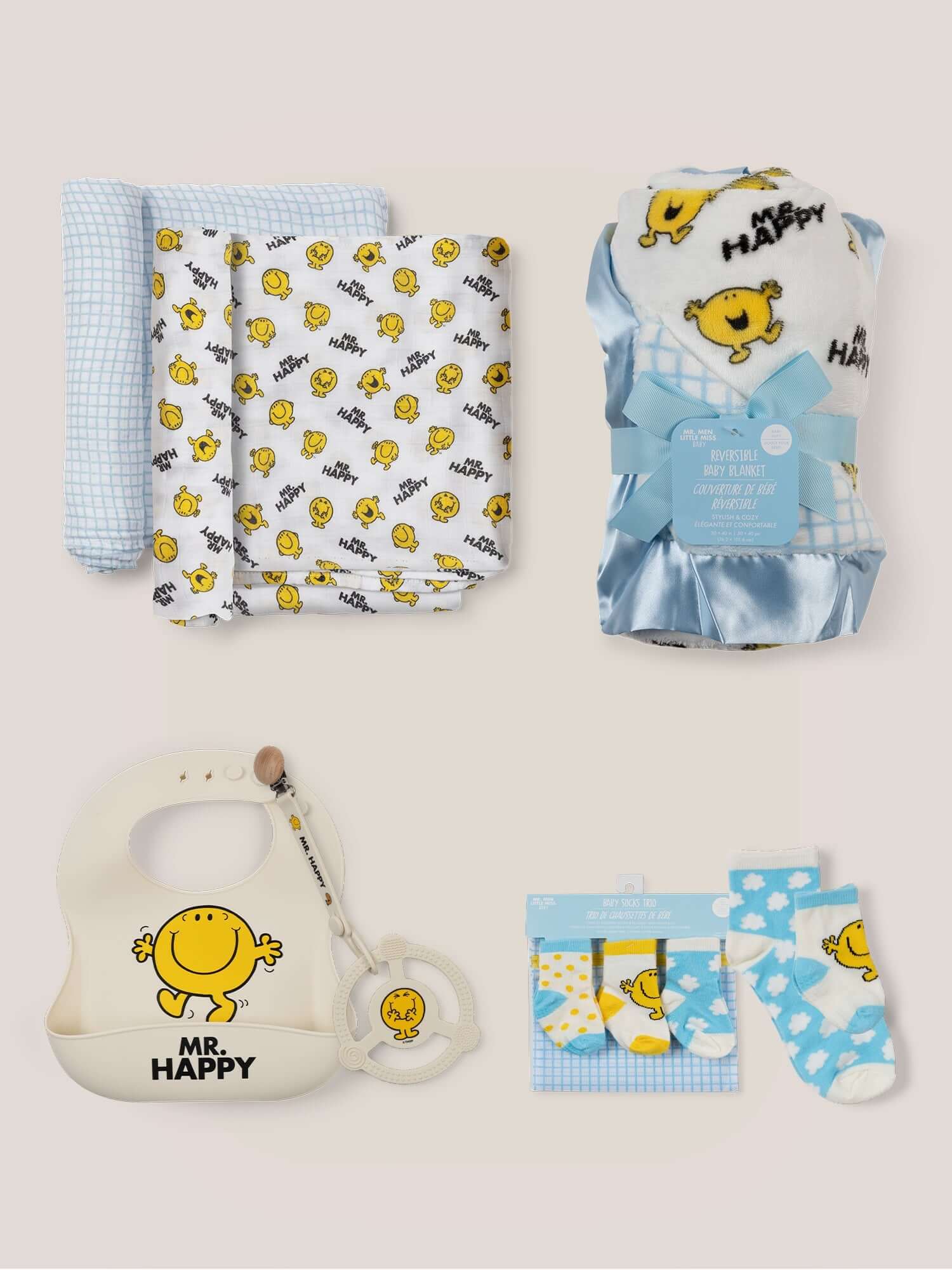 Everyday Essentials Baby Bundle | Mr Happy™ | Milk & Baby