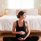 Back Snap Hands Free Nursing & Pumping Top in Onyx | Milk & Baby