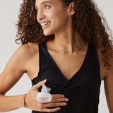 Back Snap Hands Free Nursing & Pumping Top in Onyx | Milk & Baby