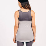 Back Snap Hands Free Nursing & Pumping Top in Sleet | Milk & Baby