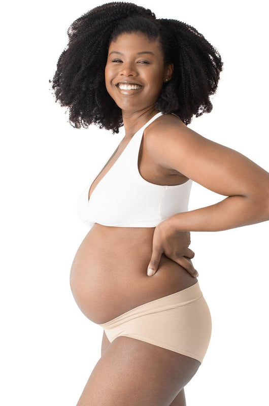 Bamboo Maternity & Postpartum Panties - 2 Pack black & beige - Milk & Baby 