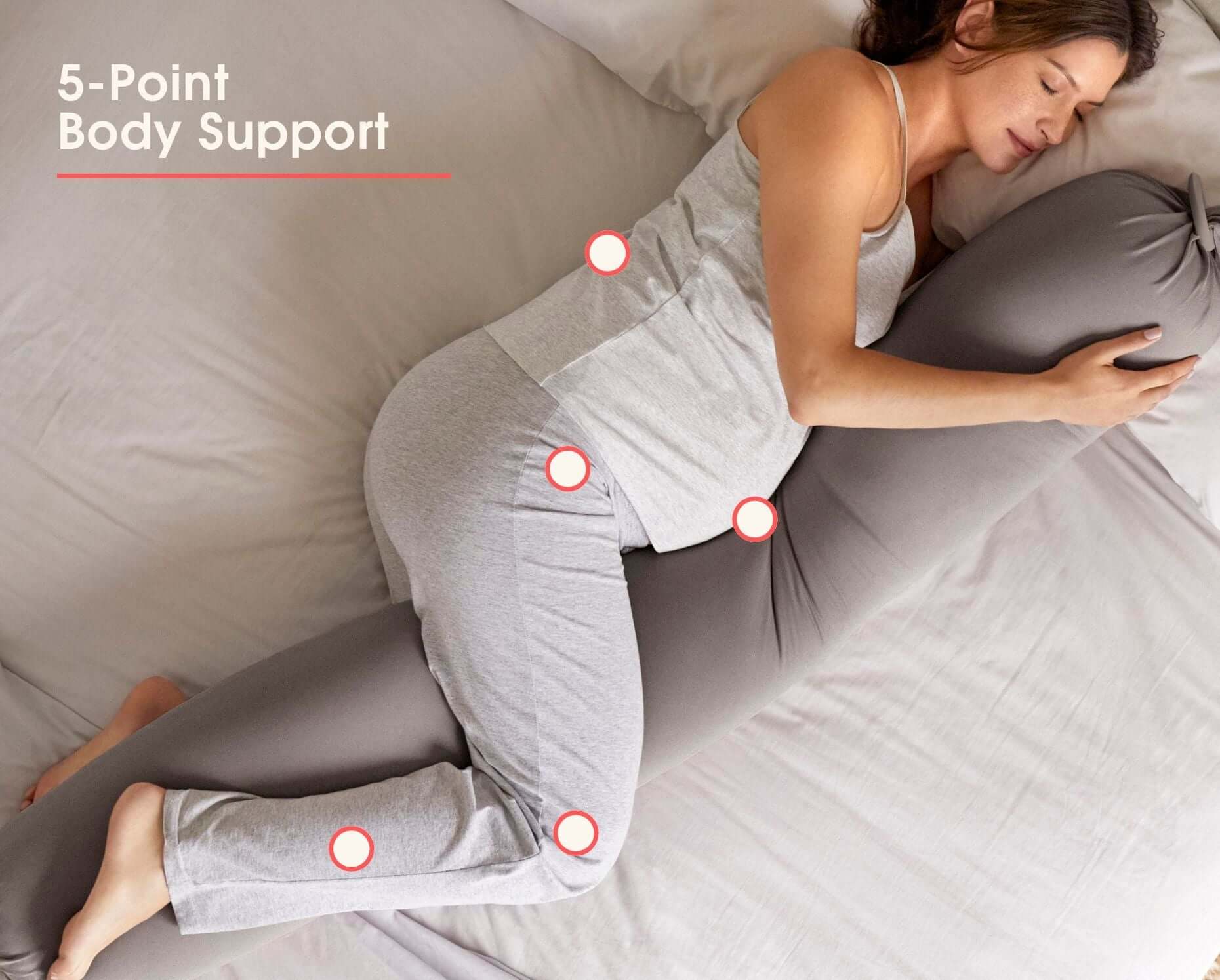 Nursing & Pregnancy Pillow | Stone | Milk & Baby