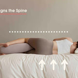 Nursing & Pregnancy Pillow | Dusty Pink | Milk & Baby