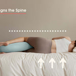 Nursing & Pregnancy Pillow | Eucalyptus | Milk & Baby
