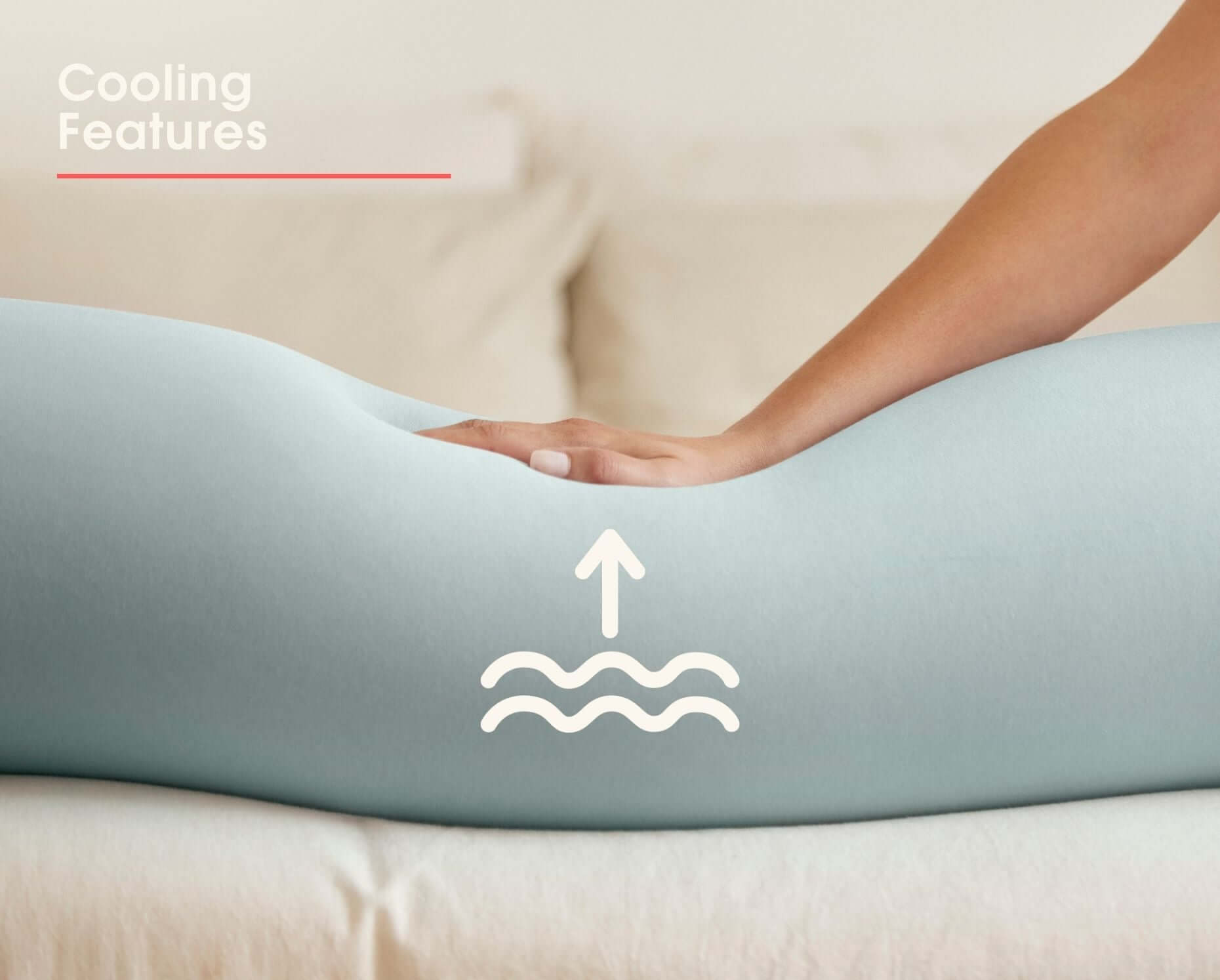 Nursing & Pregnancy Pillow | Eucalyptus | Milk & Baby