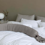 Nursing & Pregnancy Pillow | Stone | Milk & Baby