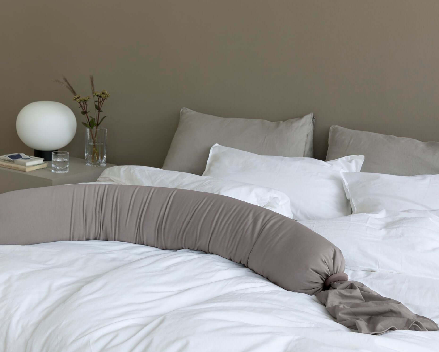 Nursing & Pregnancy Pillow | Stone | Milk & Baby