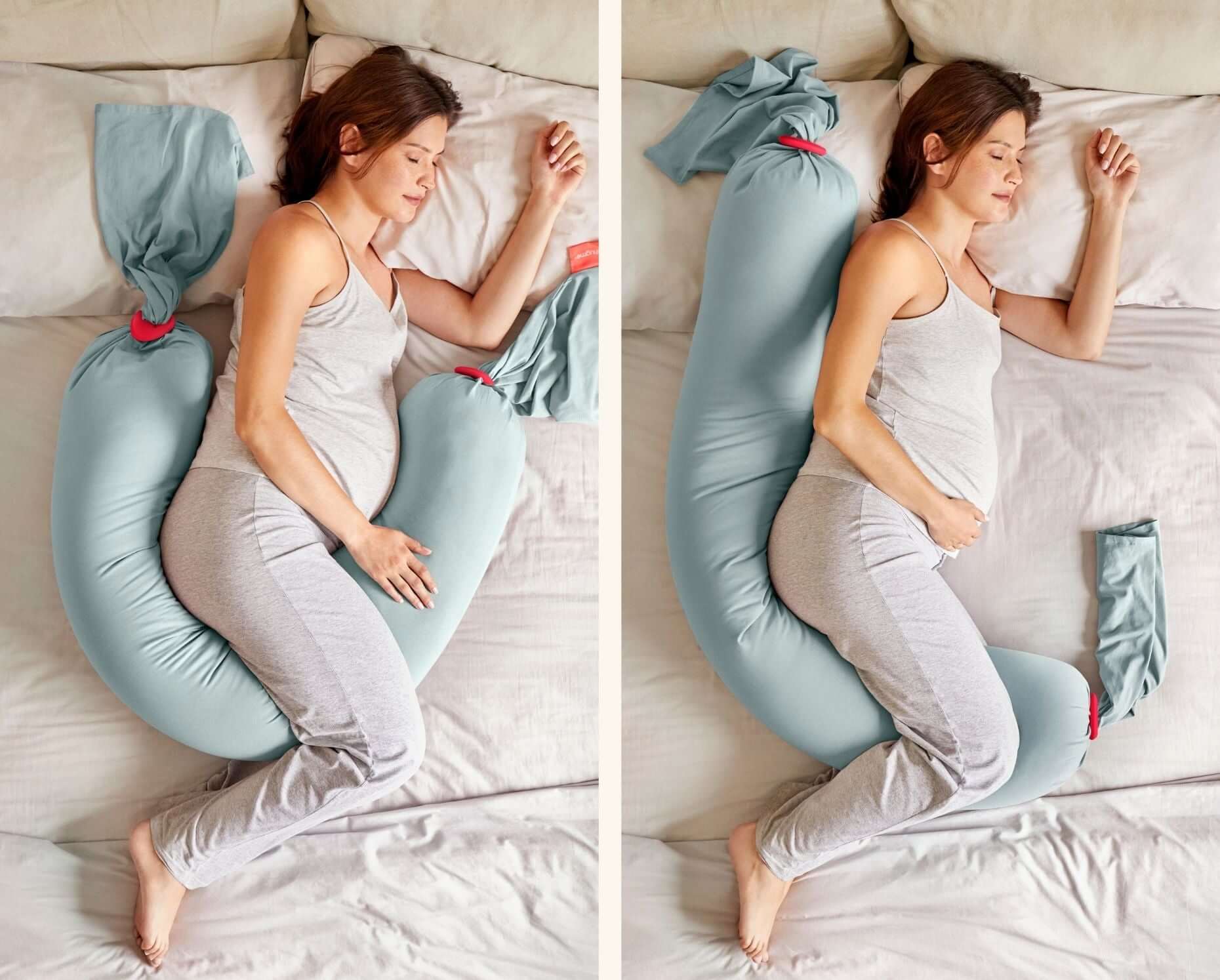 Nursing & Pregnancy Pillow | Eucalyptus | Milk & Baby