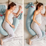 Nursing & Pregnancy Pillow | Eucalyptus | Milk & Baby
