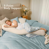 Pregnancy Pillow | Soft White