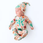 The SoftKnot Cap | Desert Cactus (Beige) | Milk & Baby