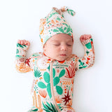 The SoftKnot Cap | Desert Cactus (Beige) | Milk & Baby