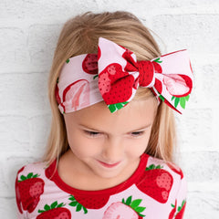 Berry Sweet (Strawberry) Bow | Milk & Baby