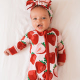 Berry Sweet (Strawberry) Romper | Milk & Baby