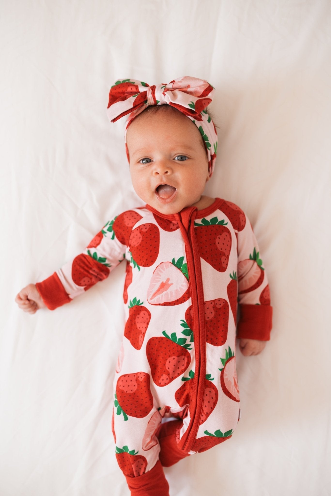 Berry Sweet (Strawberry) Romper | Milk & Baby