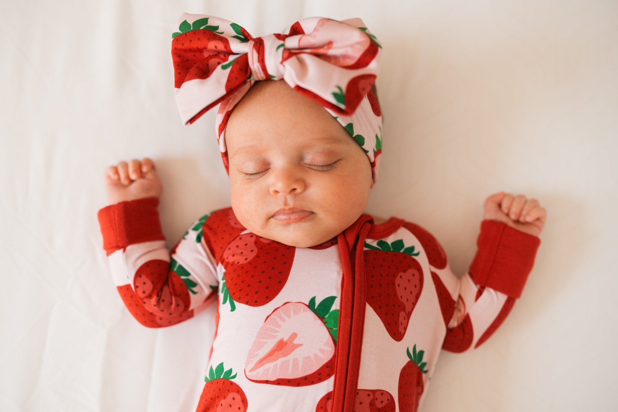 Berry Sweet (Strawberry) Romper | Milk & Baby