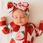 Berry Sweet (Strawberry) Romper | Milk & Baby