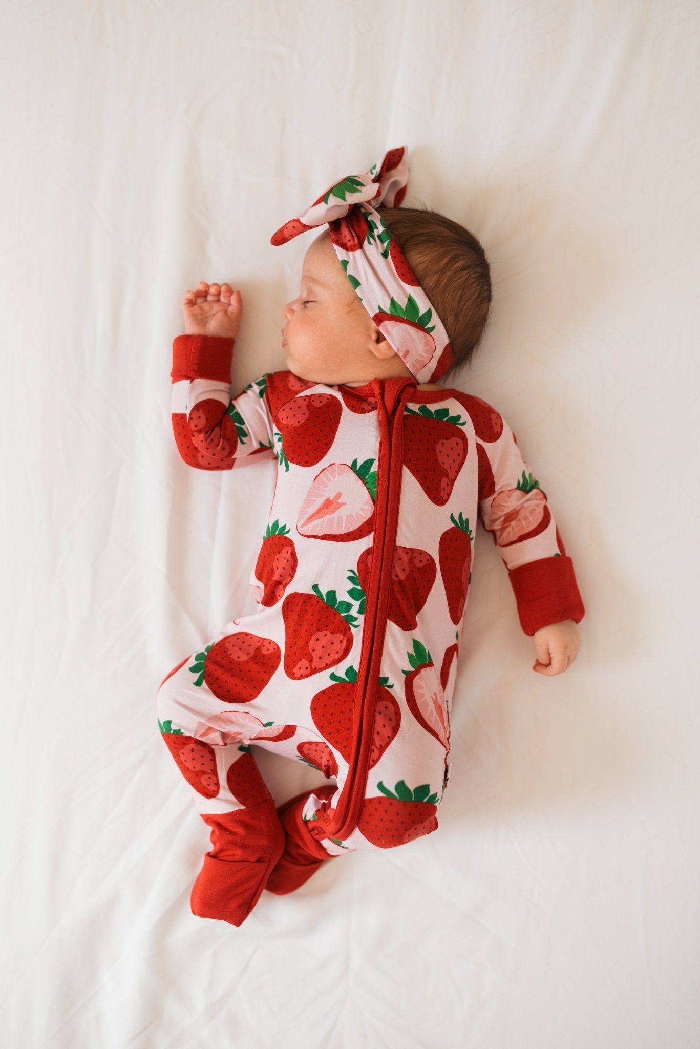 Berry Sweet (Strawberry) Romper | Milk & Baby