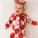 Berry Sweet (Strawberry) Romper | Milk & Baby