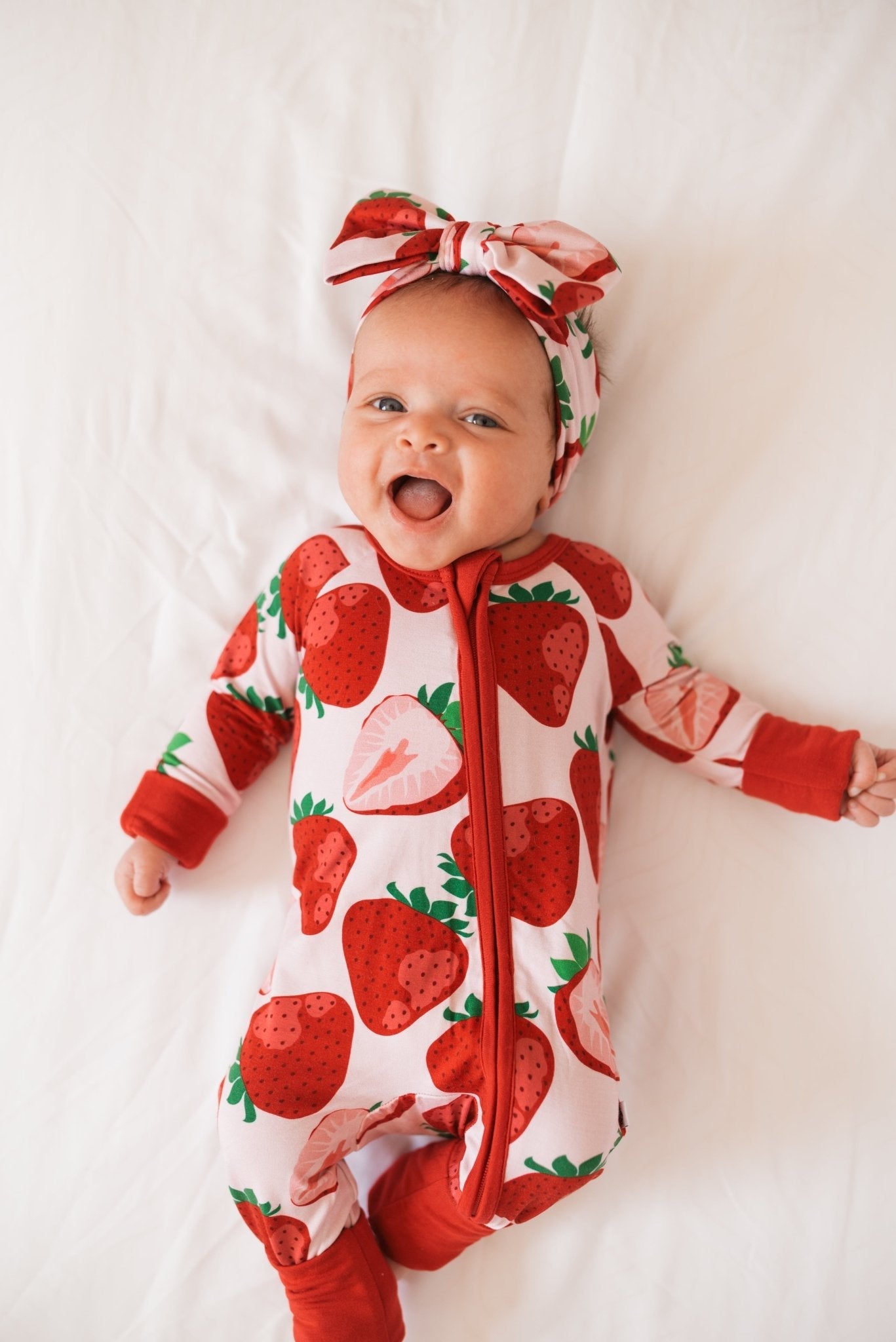 Berry Sweet (Strawberry) Romper | Milk & Baby