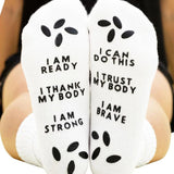 Birthing Affirmation Hospital Socks - Milk & Baby 