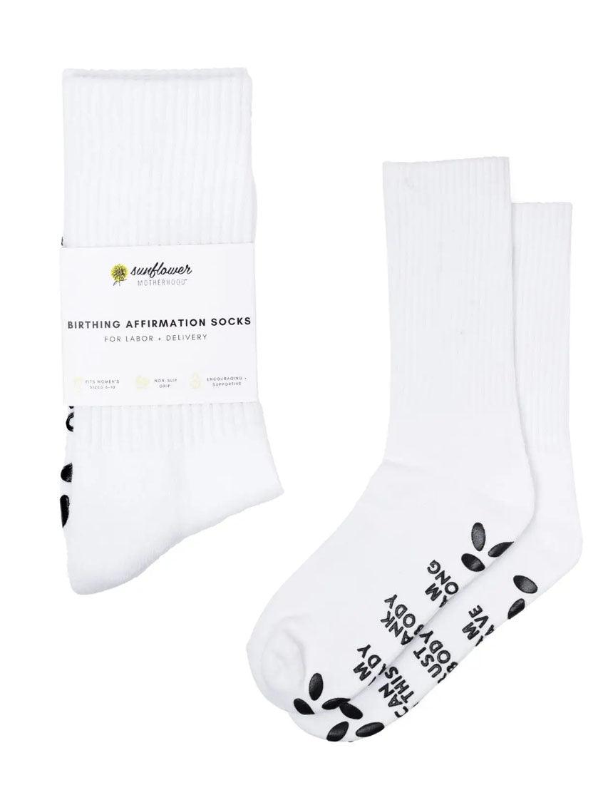 Birthing Affirmation Hospital Socks Milk Baby Milk Baby