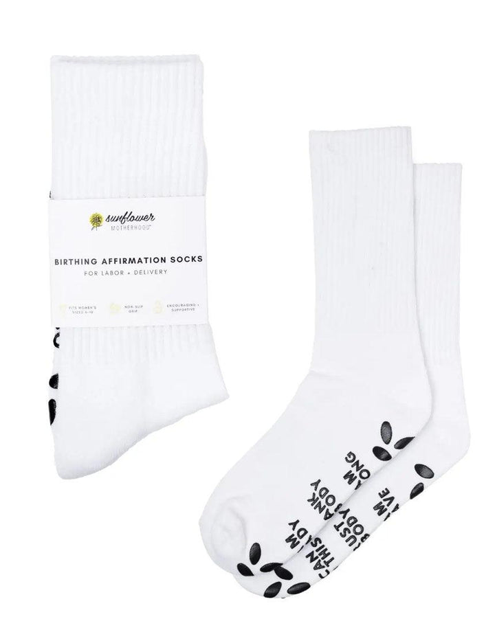 Birthing Affirmation Hospital Socks - Milk & Baby 