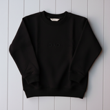 Black DAD Crew Neck
