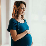 Blue Labor & Delivery Gown | Milk & Baby