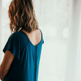 Blue Labor & Delivery Gown | Milk & Baby