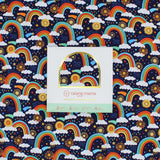 The Forever Swaddle Blanket | Here Comes the Sunshine (Blue) | Milk & Baby