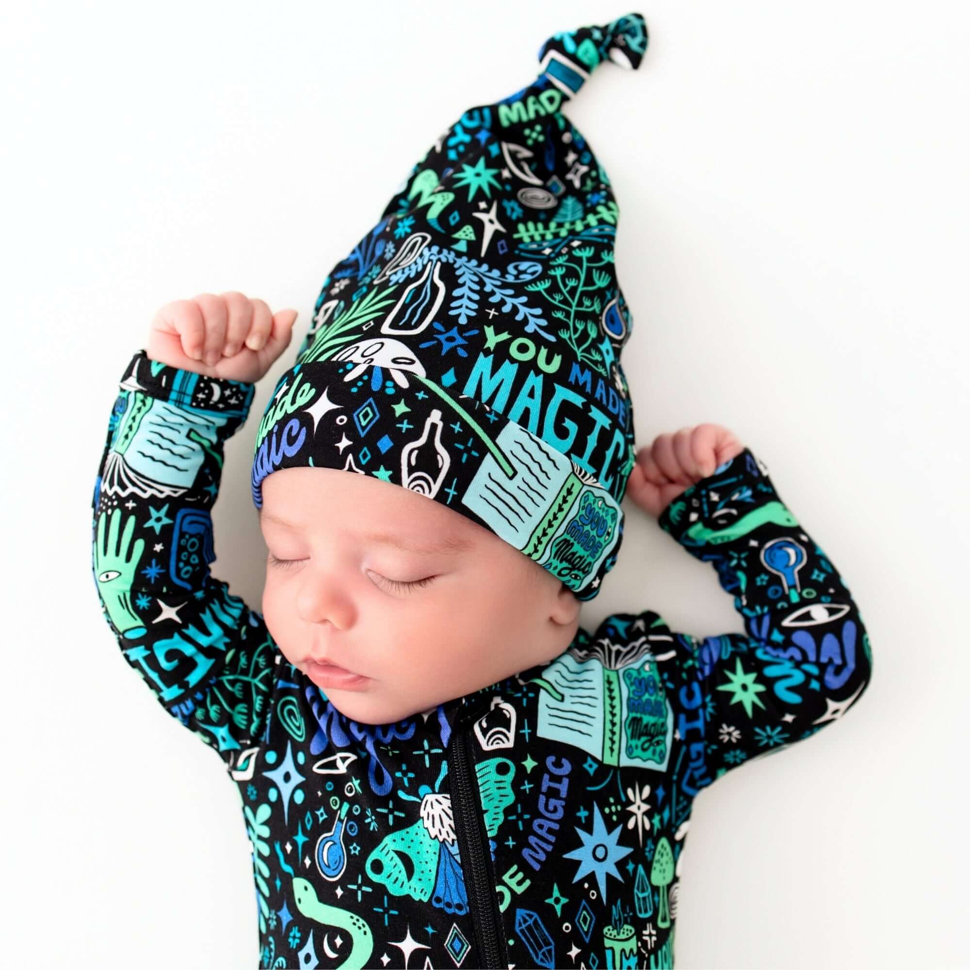 The SoftKnot Cap | Mystic Mama (Blue) | Milk & Baby