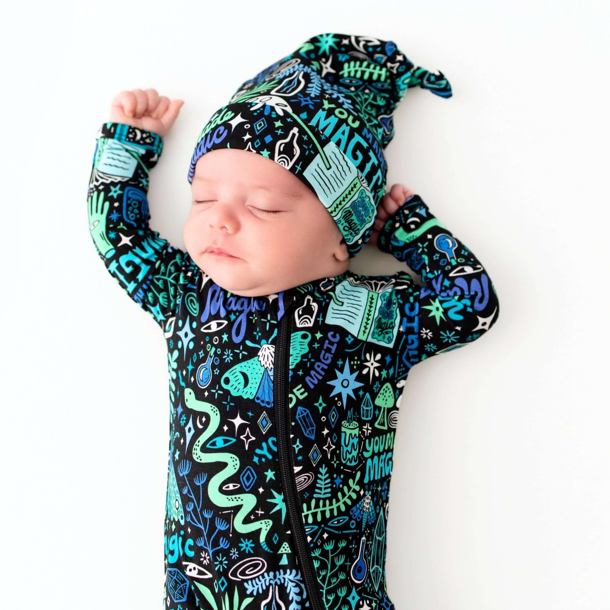 The SoftKnot Cap | Mystic Mama (Blue) | Milk & Baby