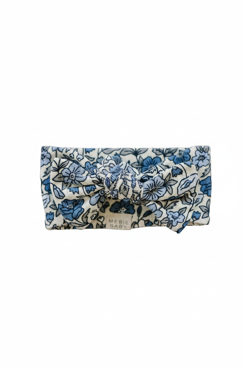 Bluebell Pointelle Bamboo Head Wrap - Portrait