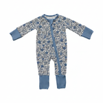 Bluebell Pointelle Bamboo Zipper - Portrait