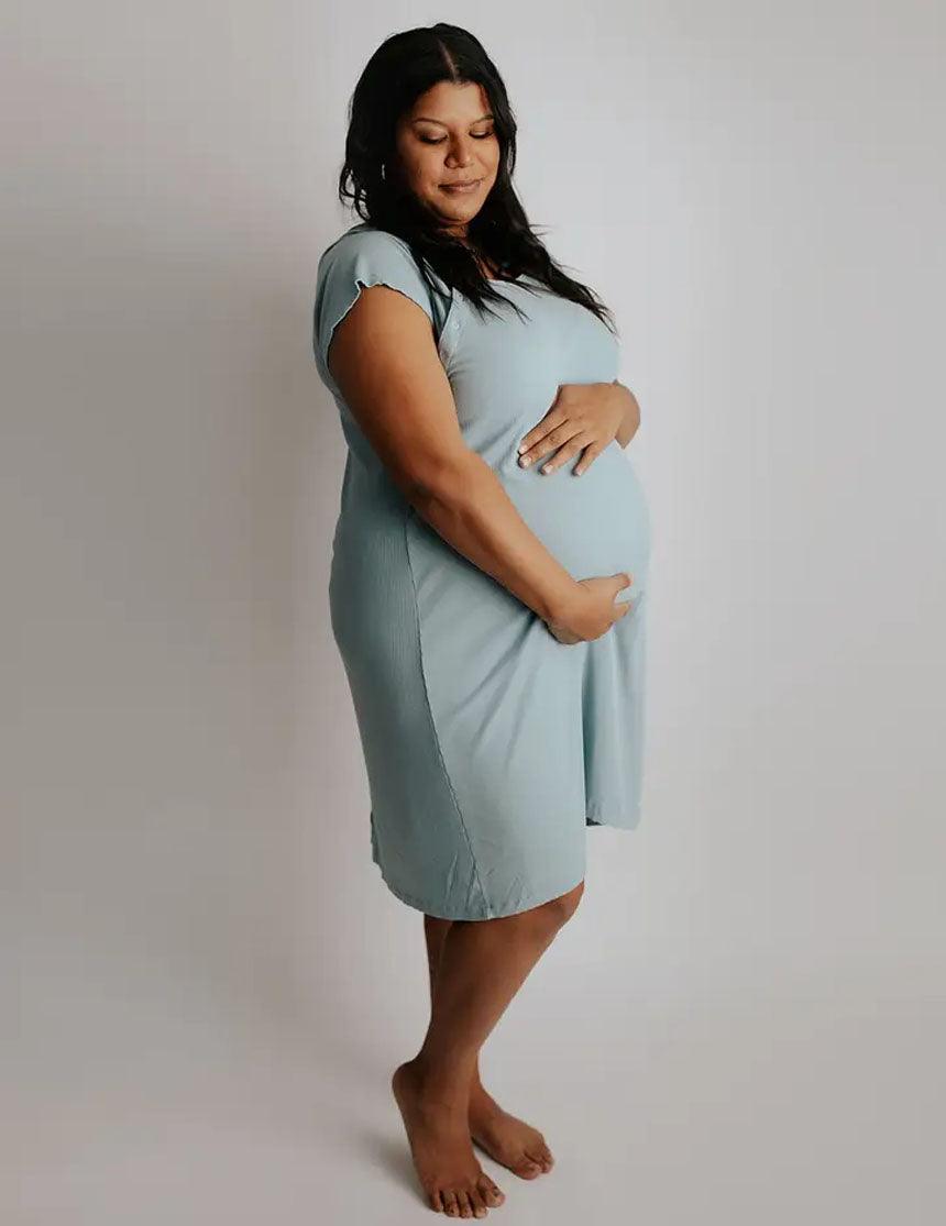 Bluebird Mommy Labor and Delivery Gown | Milk & Baby