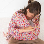 Blush Bloom Nursing Cover | Milk & Baby