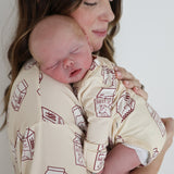 Milk | Long Sleeve Bamboo Snapsuit