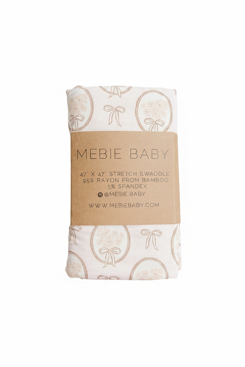 Bow & Frame Stretch Swaddle - Portrait