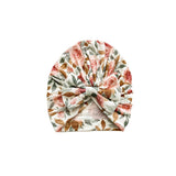 Bow Turban Hat | Dusty Pink Floral