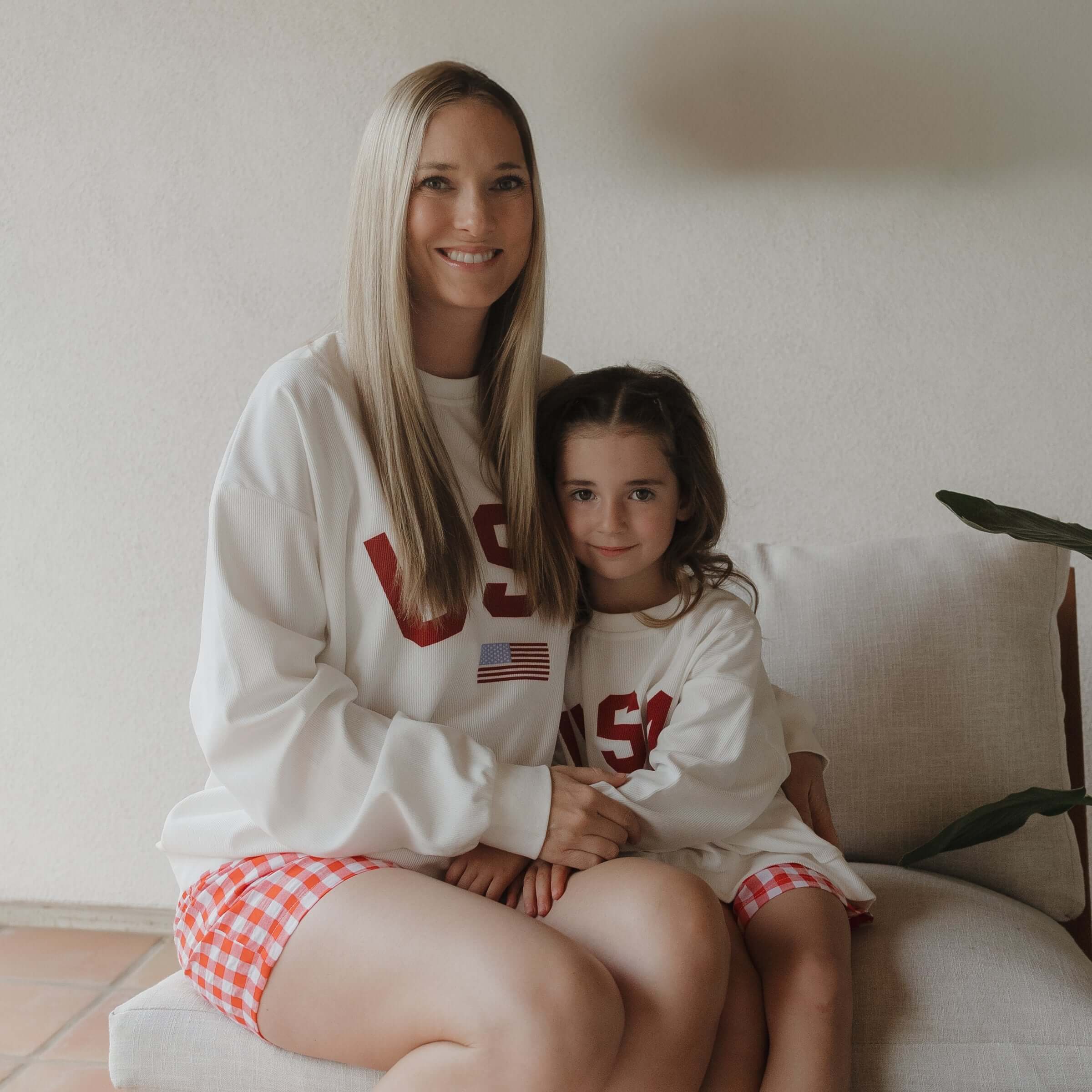 Scarlet Gingham | Child Boxer Shorts | Milk & Baby
