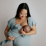 Blue Bird Mommy Labor and Delivery Gown