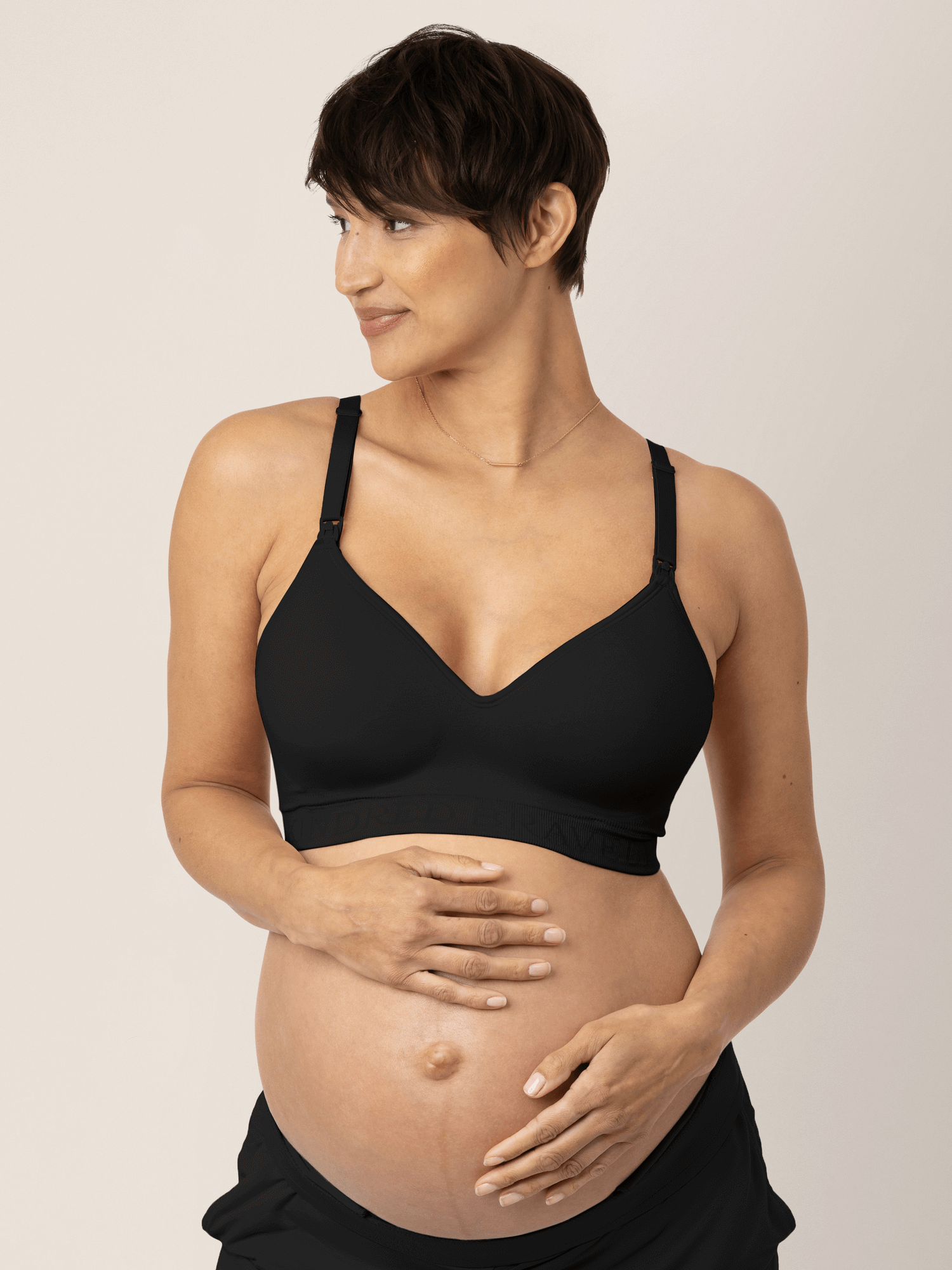 Signature Sublime® Contour Maternity & Nursing Bra | Black | Milk & Baby